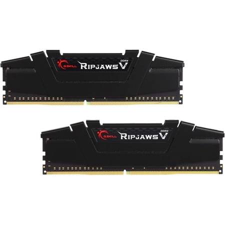 G.SKILL Ripjaws V Series 16GB (2 x 8GB) 288-Pin PC RAM DDR4 3200 (PC4 25600) Desktop Memory Model F4-3200C16D-16GVKB