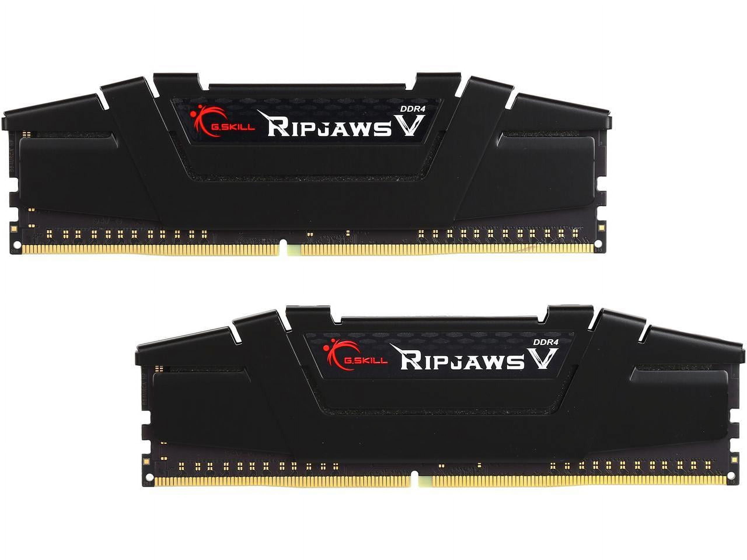 G.SKILL Ripjaws V Series 64GB (2 x 32GB) 288-Pin PC RAM DDR4 3200 (PC4  25600) Desktop Memory Model F4-3200C16D-64GVK