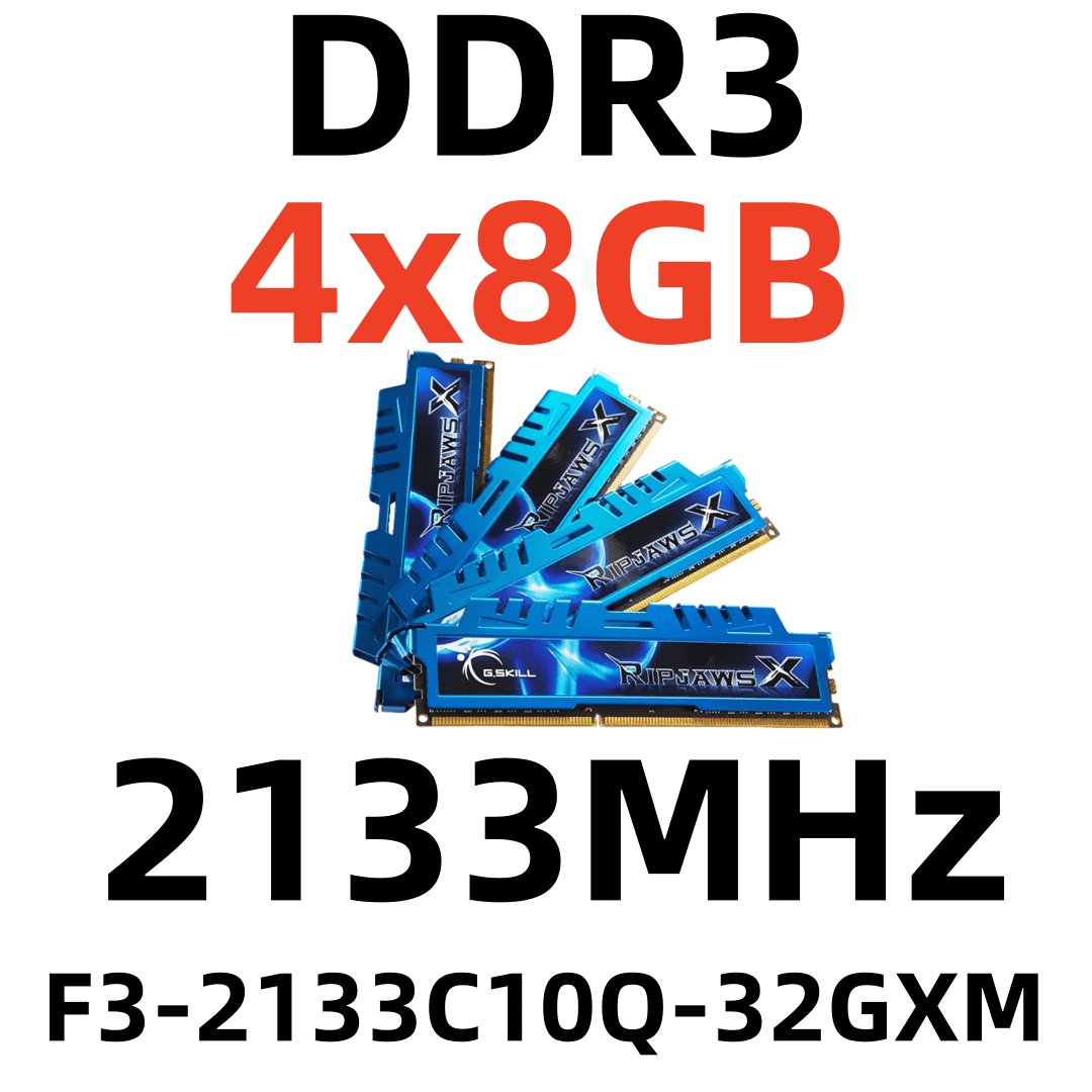メモリー G.SKILL RipjawsV DDR4 3600MHz 64GB(32x2) G.SKILL RipjawsV Series DDR4 RAM (XMP) 64GB (2x32GB) 3600MT