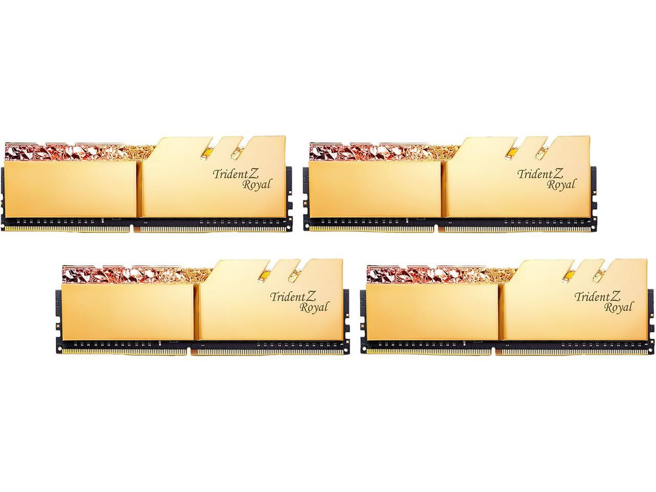 G.SKILL Trident Z Royal Series 128GB (4 x 32GB) 288-Pin PC RAM 