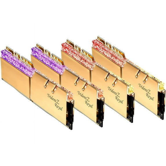 G.SKILL Trident Z Royal Series 128GB (4 x 32GB) DDR4 4000 (PC4 32000) Desktop Memory Model F4-4000C18Q-128GTRG