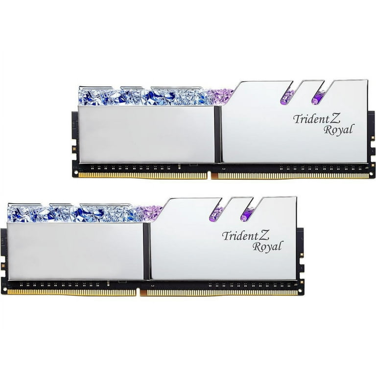 Trident Z  16GB（8G×2） 3600MHz G.SKILL Trident Z Royal Series 16GB (2 x 8GB) 288-Pin PC RAM DDR4