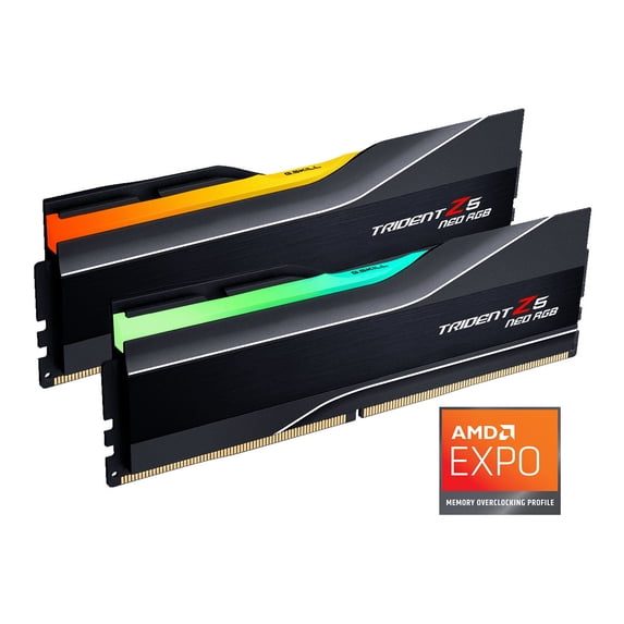 G.SKILL Trident Z5 Neo RGB Series 96GB (2 x 48GB) 288-Pin PC RAM DDR5 6000 (PC5 48000) Desktop Memory Model F5-6000J2836F48GX2-TZ5NR