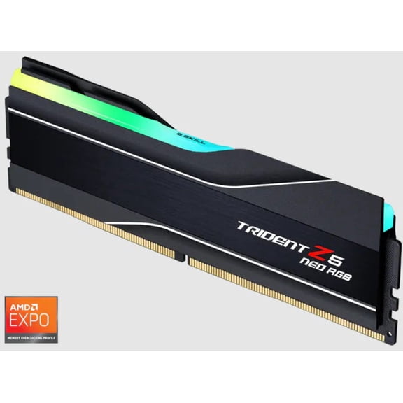 G.SKILL Trident Z5 Neo RGB Series AMD EXPO 16GB 288-Pin PC RAM DDR5 6000 (PC5 48000) Desktop Memory Model F5-6000J3038F16GH1-TZ5NR