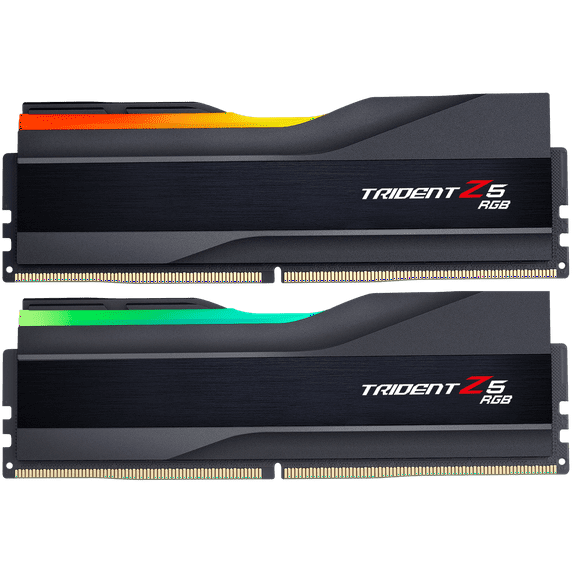G.SKILL Trident Z5 RGB Series 64GB (2 x 32GB) 288-Pin PC RAM DDR5 6000 (PC5 48000) Desktop Memory Model F5-6000J3238G32GX2-TZ5RK