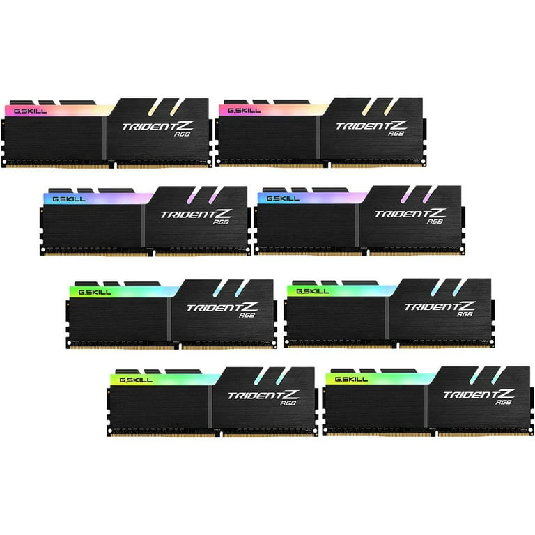(8 PC Memory RGB x 16GB) TridentZ Desktop 28800) F4-3600C14Q2-128GTZRA 288-Pin 3600 Series Model G.SKILL 128GB DDR4 (PC4 RAM