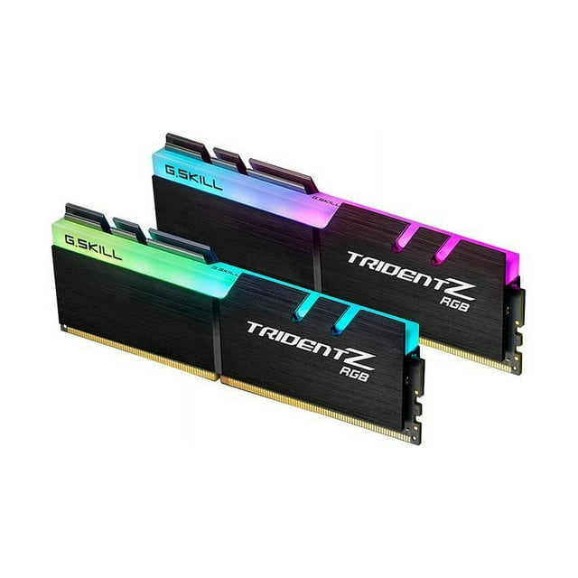 G.SKILL TridentZ RGB Series 16GB (2 x 8GB) 288-Pin PC RAM DDR4 3200 (PC4 25600) Desktop Memory Model F4-3200C16D-16GTZR