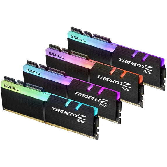 G.SKILL TridentZ RGB Series 32GB (4 x 8GB) 288-Pin PC RAM DDR4 3200 (PC4 25600) Desktop Memory Model F4-3200C16Q-32GTZR