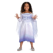 Disney Frozen 2 Snow Queen Elsa Halloween Costume for Children, Girls Size S (6/6X), by Disguise