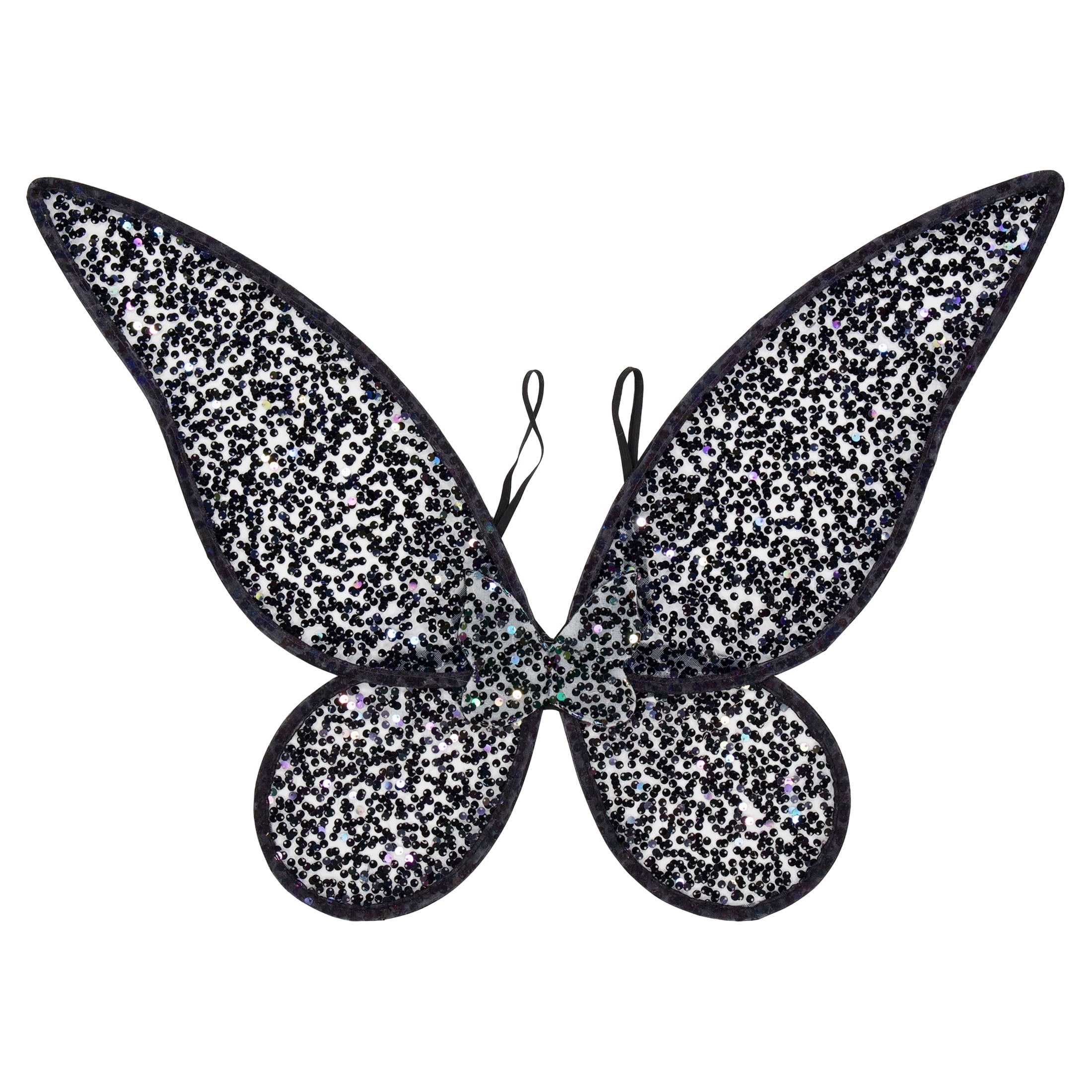 Sparkly Wings Costume Accessory for Children, Black, Halloween by Way To Celebrate