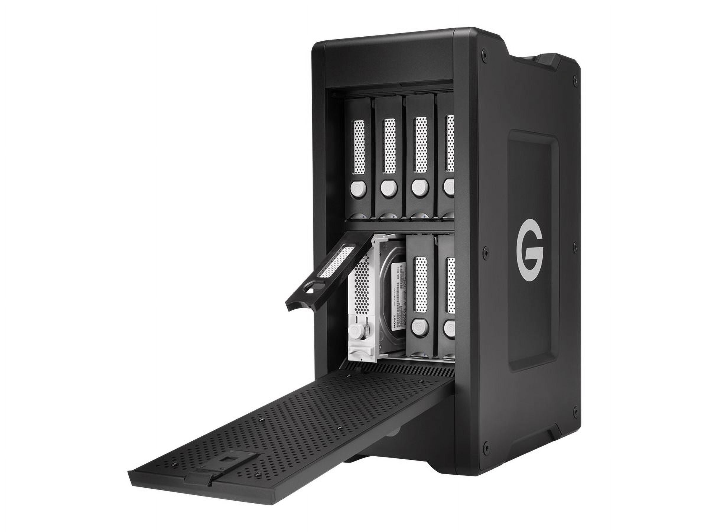 G-Technology G-SPEED Shuttle XL GSPSXTH2NB240008BBB - Hard drive array - 24 TB - 8 bays - HDD 3 TB x 8 - Thunderbolt 2 (external)