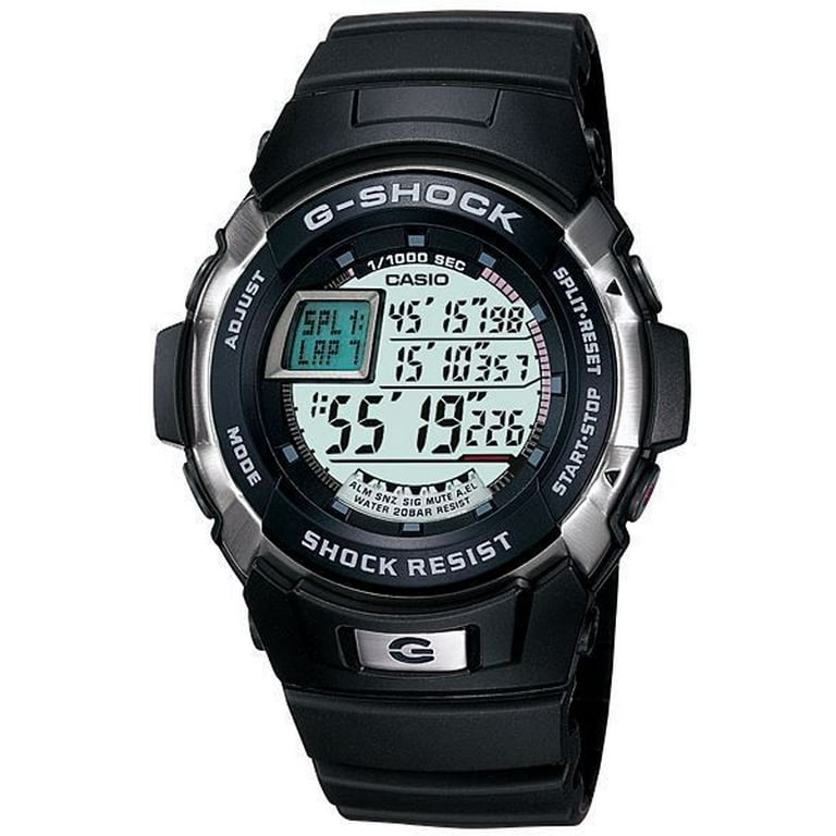 g shock reset stopwatch