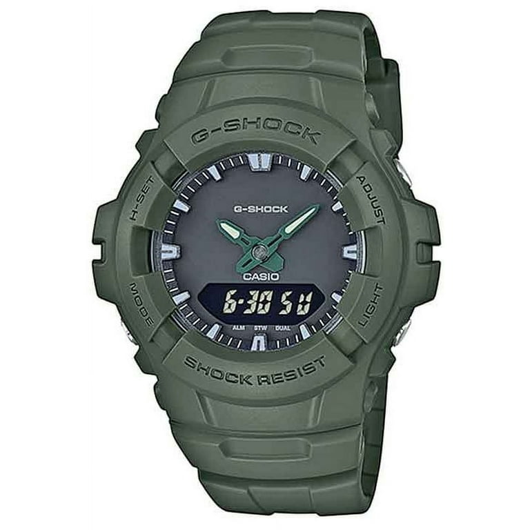 Olive green clearance g shock watch