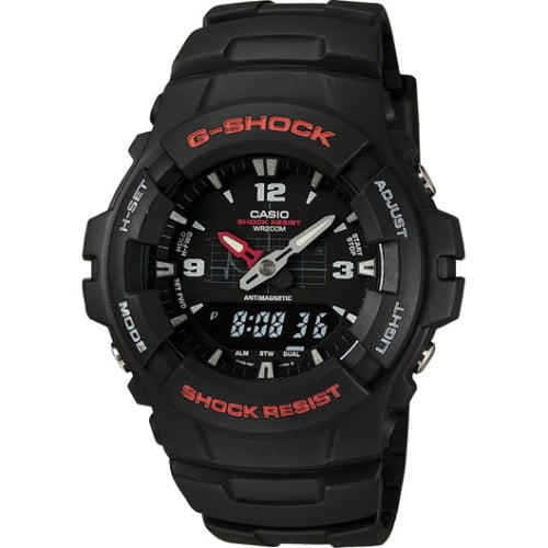G-Shock Ana-Digi G100-1B Ana-Digi Classic Wristwatch