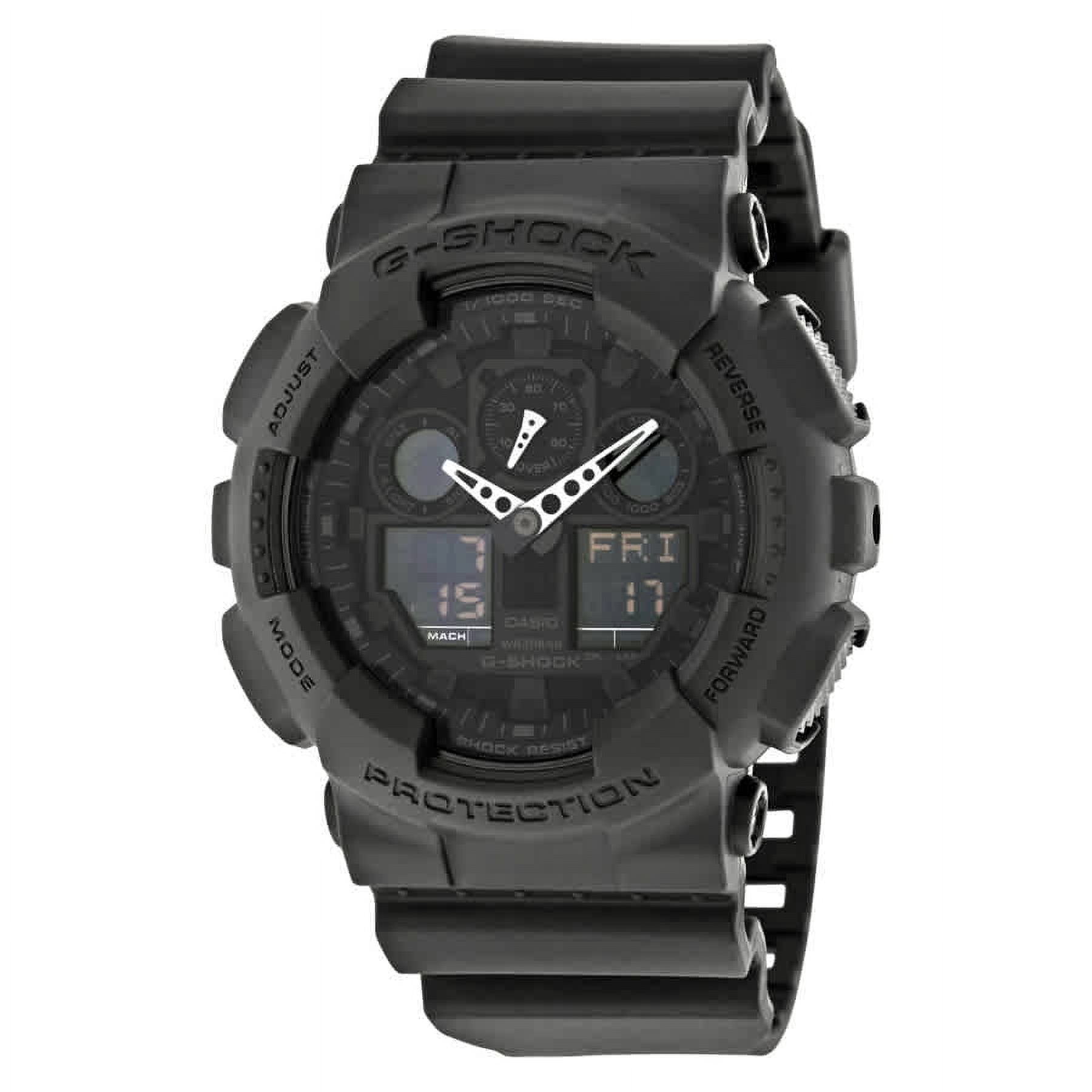 Reloj militar G-Shock GA 100, en negro. Reloj para hombre, G-Shock, Negro