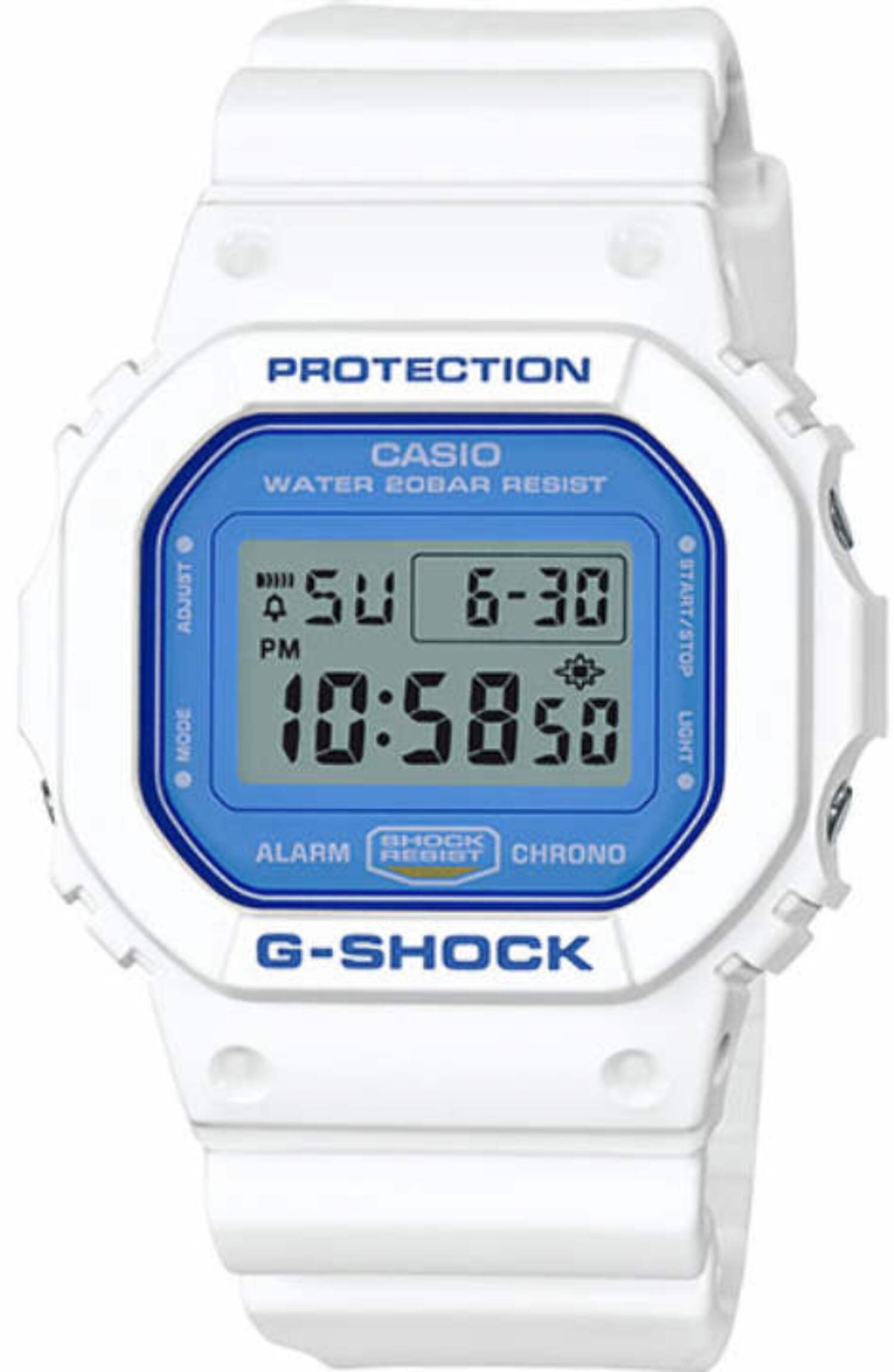 G-Shock Classic Digital White Mens Watch DW5600WB-7CR - Walmart.com