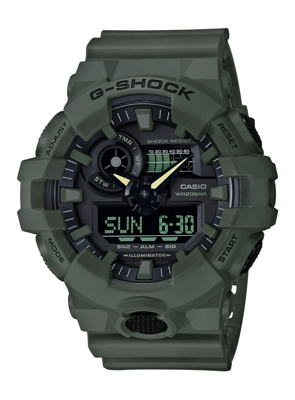 G-Shock FrontButton Analog Digital Resin Green watch