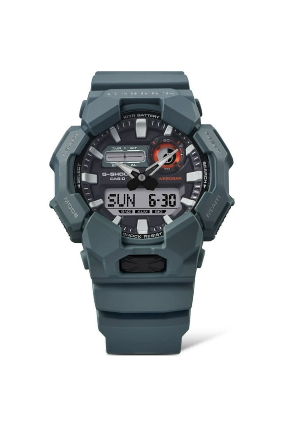 GA-010-2ACR Rugged Ana-Digi 10 Year Battery Green