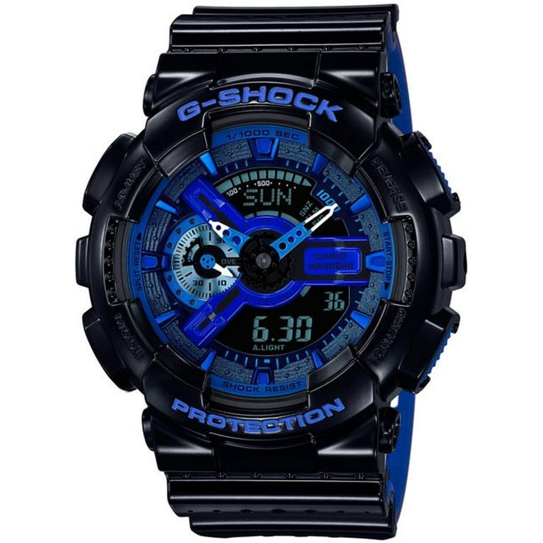 G shock ga 100 black blue cheap