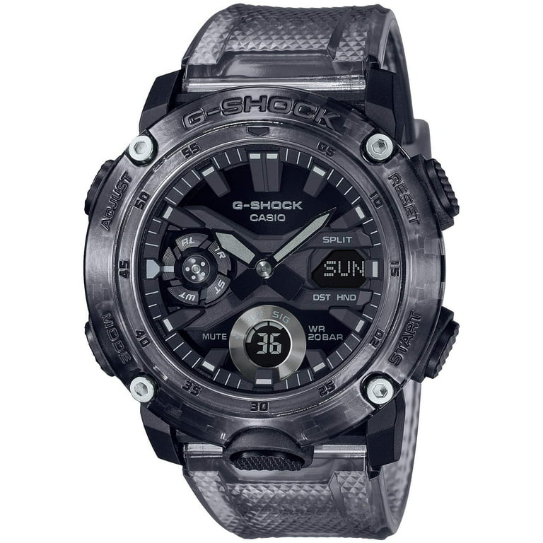 G Shock GA2000SKE 8A Transparent Gray One Size Walmart