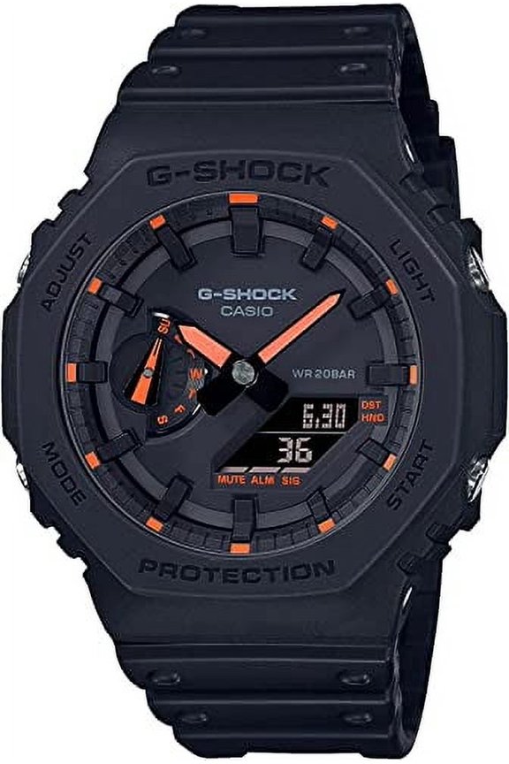 Casio G-Shock Neon Accent Analog Digital Quartz GA-2100-1A4 GA2100-1A4 200M Men's Watch