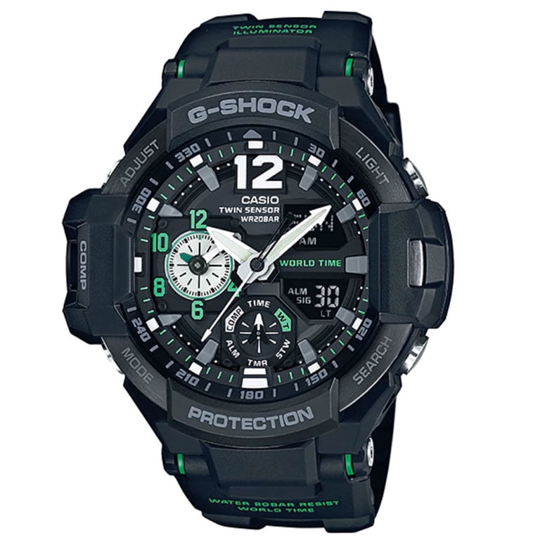 Casio G-Shock GA1100-1A3CR GravityMaster Multifunctional Digital