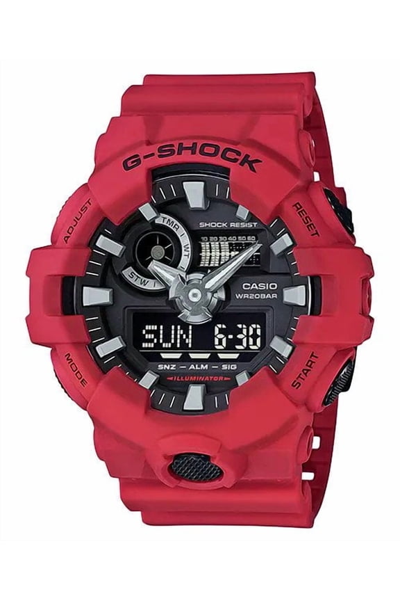 G-Shock Red Digital Analog Watch GA700-4A