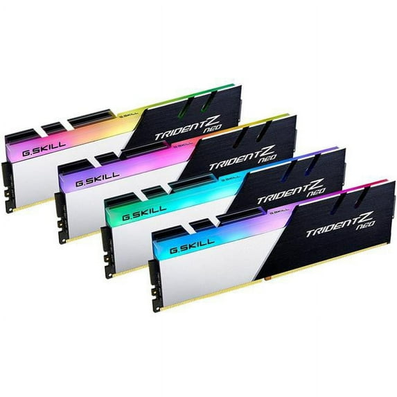 G Skill F4-3600C14Q-64GTZNA 4 x 16GB Trident Z Neo Series 64GB 288-Pin DDR4 SDRAM Desktop Memory Model