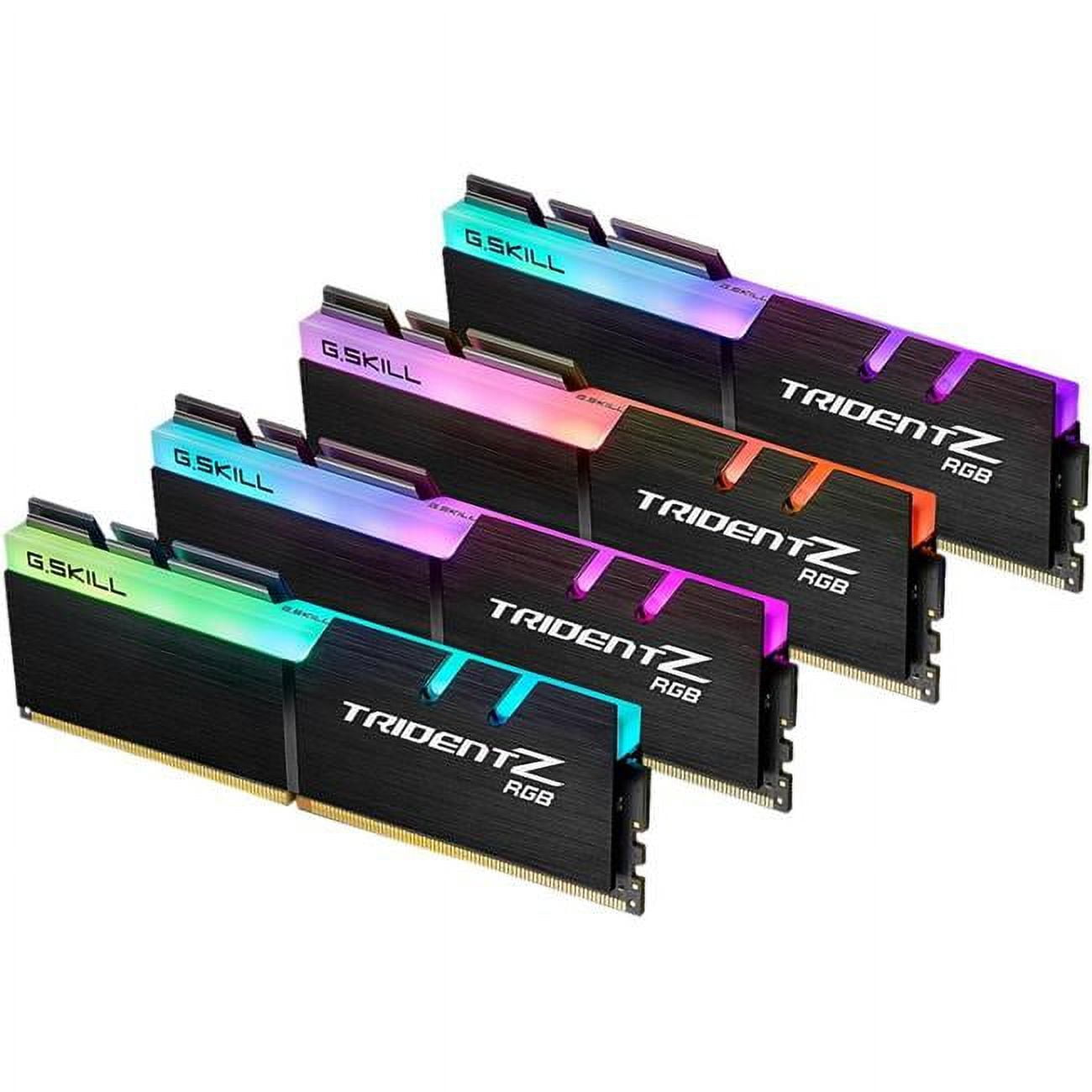 G Skill F4-3600C16Q-64GTZR TridentZ RGB Series 4 x 16GB 288-Pin