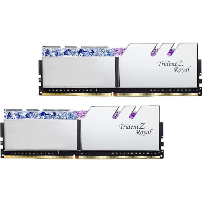 G Skill F4-3600C18D-32GTRS 2 x 16GB Trident Z Royal Series G Skill F4-3600C18D-32GTRS 2 x 16GB Trident Z Royal Series