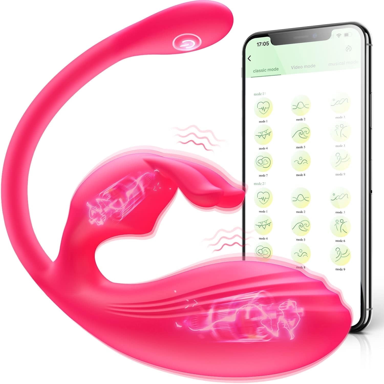 Customer reviews for G Spot Vibrator,AMOVIBE Rabbit Egg Wearable Vibrator  with 10 Vibration Modes Adult Toys,Silicone Bendable Dildo Sex Toy for  Women Toys,Waterproof Couple Sex Toys | Walmart.com