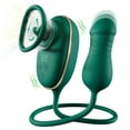 thumbnail image 1 of G Spot Vibrator Adult Sex Toys for Women, KERERO Sucking Vibrator with 9 Tongue Licking & 3 Sucking Patterns, 9 Thrusting Women Sex Toy Dildo Vibrator Adult Toy,Green, 1 of 7