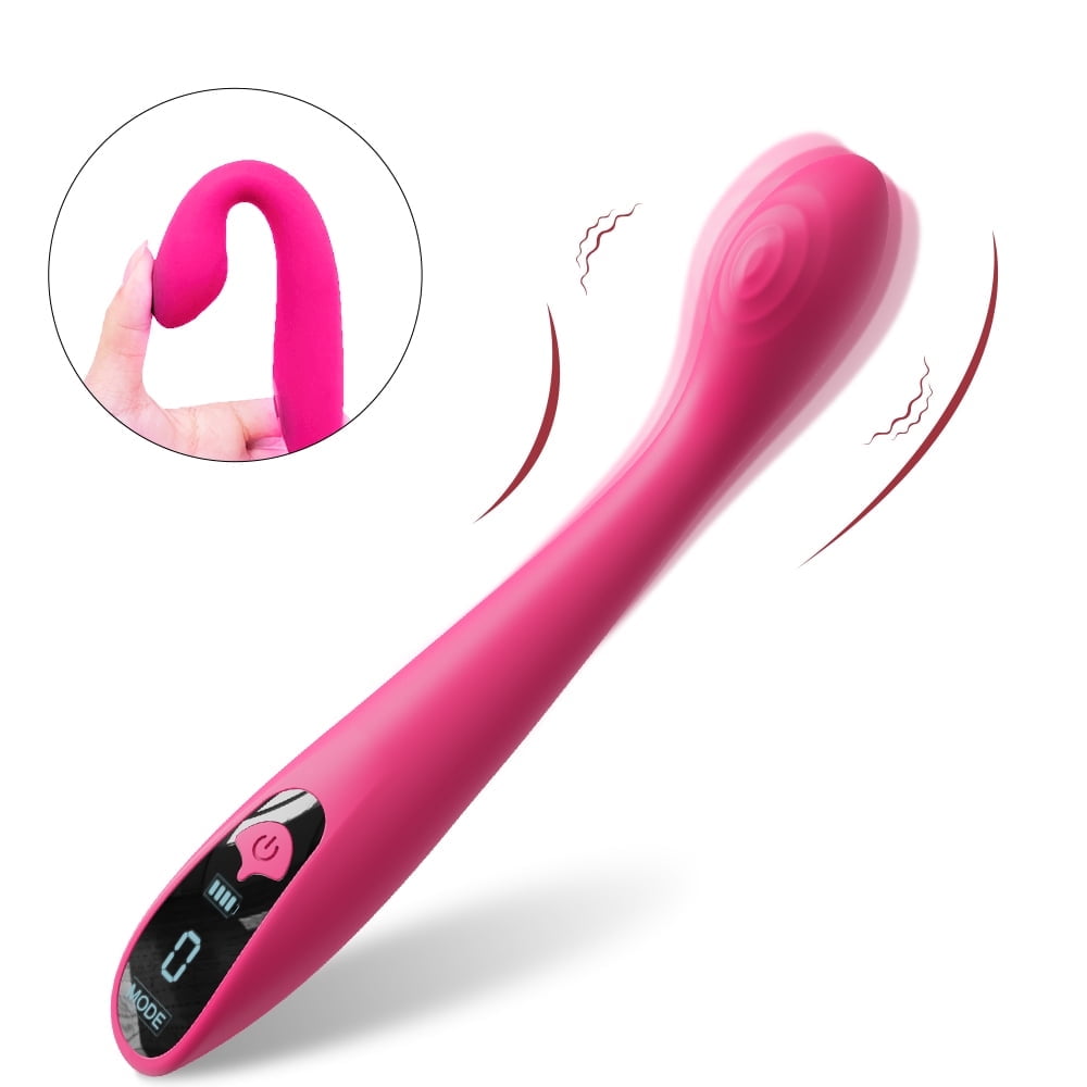 G Spot Vibrator for Women Clitoris Stimulator Masturbator Dildo Vagina Female Finger Wiggling Vibrator Sex Toys Adults(Red)