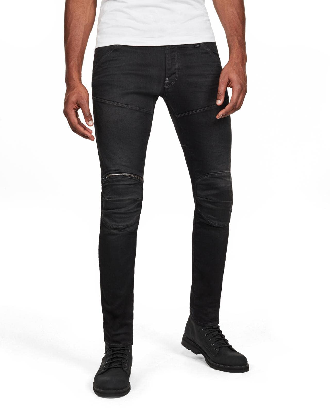 ASOS DESIGN Skinny Jeans With Coated Denim In Black With, 59% OFF