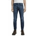 thumbnail image 1 of G-Star Raw Men's Skinny-Fit Whiskered Blue Jeans - Worn in Stratus, 1 of 2