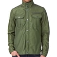 thumbnail image 1 of G-Star Raw Mens Button Placket Jacket Size-XX-Large Color-Sage, 1 of 4