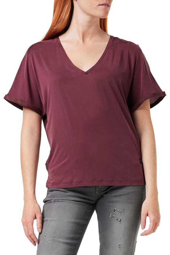 Raw Womens Joosa Jersey Top X-Small Port Red - NWT $85