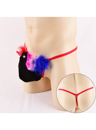 Varsbaby Women's G-string Thongs with Cartoon Sticker Funny Panties 2 Pack  