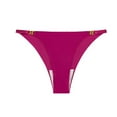 thumbnail image 1 of G-String Thongs for Women Seamless Underwear Breathable Slim Belt Low Rise Cheeky Panties, Wine, Large, 1 of 2