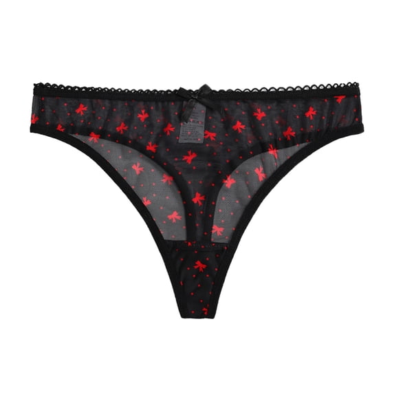 G-String Thongs for Women Stretchy Lace Satin Cheeky T-back Underwear Soft No Show Seamless Comfort Stylish Panties XS-4XL Plus Size