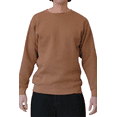 thumbnail image 1 of G-Style USA Basic Solid Crewneck Sweatshirt MSC13126 - Chestnut Brown - 3X-Large, 1 of 2