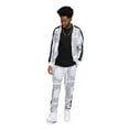 thumbnail image 1 of G-Style USA Men's Accented Bandana Paisley Tracksuit Set ST804 - White - X-Large, 1 of 5