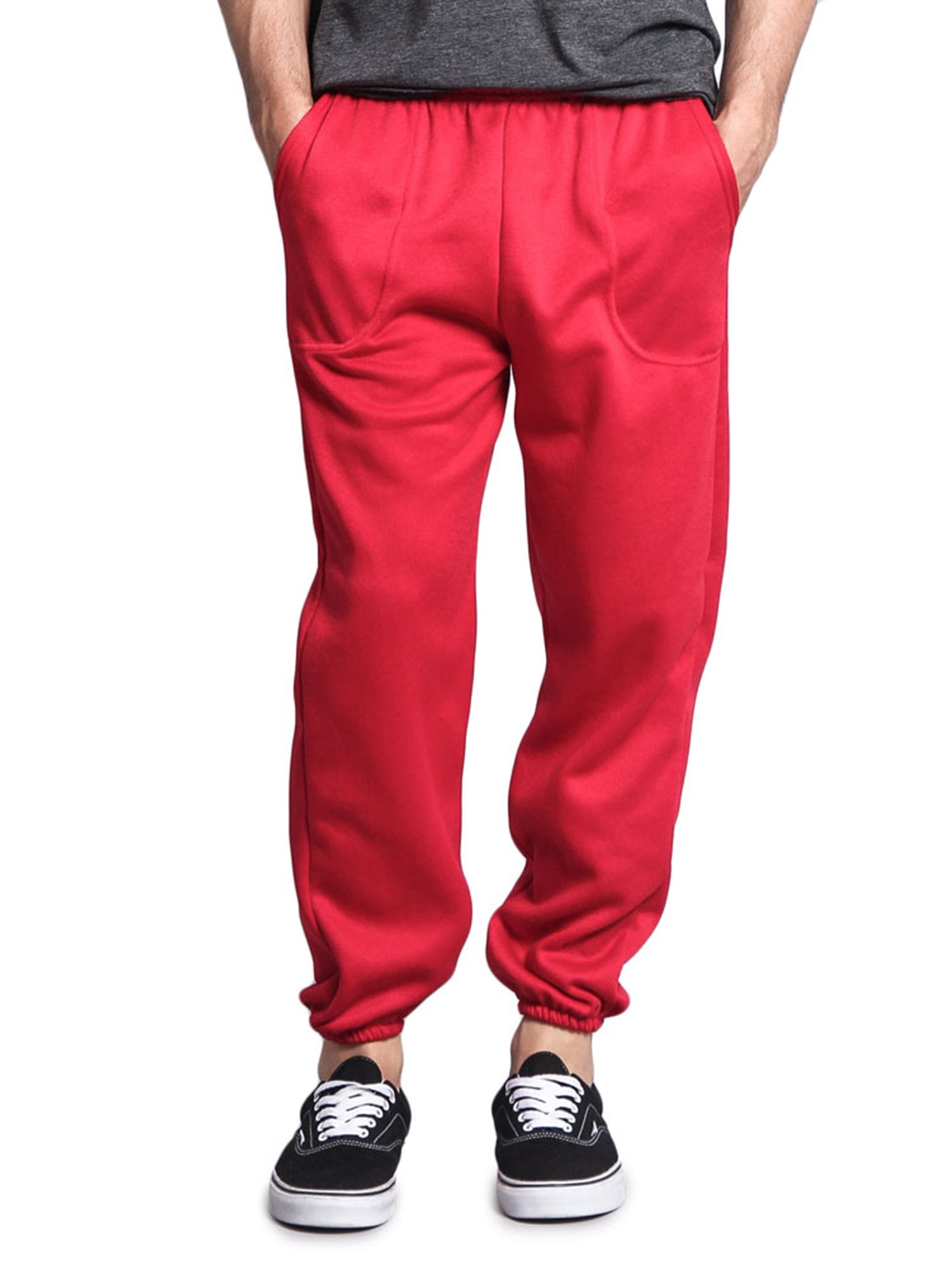 G-Style USA Men's Basic Fleece Jogger Sweatpants with Pockets, Up to 5X ...