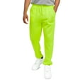 thumbnail image 1 of G-Style USA Men's Casual Lounge Fleece Sweatpants with Pockets FL78-GSTYLE - Neon Green - 5X-Large, 1 of 6