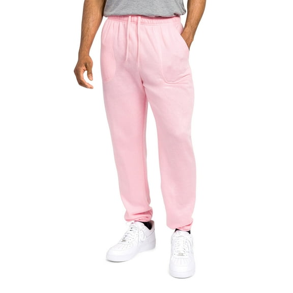 G-Style USA Men's Casual Lounge Fleece Sweatpants with Pockets FL78-GSTYLE - Pink - X-Large
