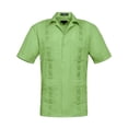 thumbnail image 1 of G-Style USA Men's Casual Short Sleeve Button Down Guyabera Cuban Shirt, Up To 4X, 1 of 2