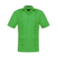 thumbnail image 1 of G-Style USA Men's Casual Short Sleeve Button Down Guyabera Cuban Shirt, Up To 4X, 1 of 2