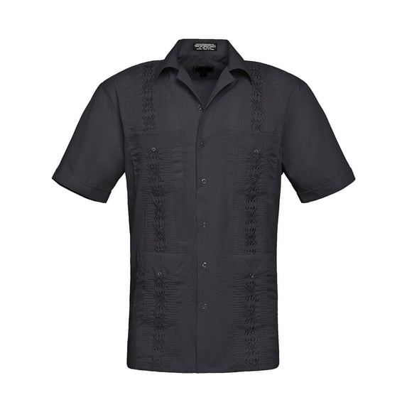 G-Style USA Men's Casual Short Sleeve Button Down Guyabera Cuban Shirt, Up To 4X