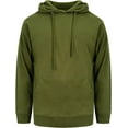 thumbnail image 1 of G-Style USA Men's Cross-Dyed Heather Jersey Lightweight Pullover Hoodie Sweatshirt MH13104 - Olive - X-Large, 1 of 6