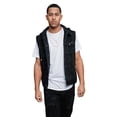 thumbnail image 1 of G-Style USA Men's Detachable Hood Denim Jean Vest DK108 - JET BLACK - X-Large, 1 of 7